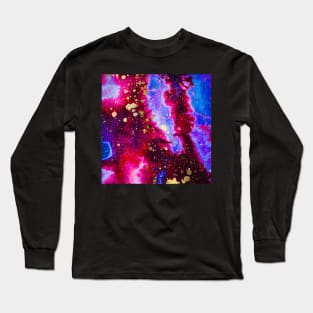 Premium Colorful Marble Inkscape Long Sleeve T-Shirt